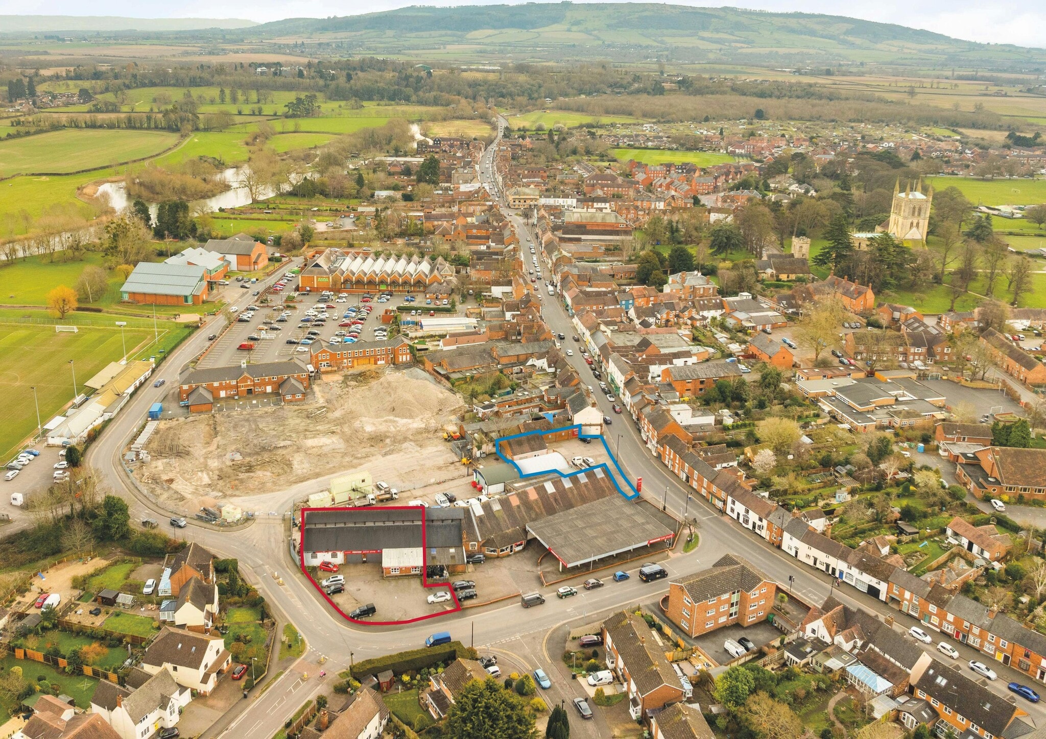 79 High St, Pershore for sale Aerial- Image 1 of 10