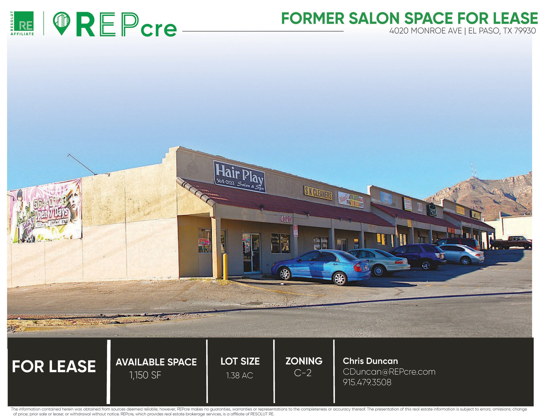 4020 Monroe Ave, El Paso, TX for lease Building Photo- Image 1 of 1