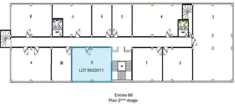 Retail in Ris-Orangis for lease Floor Plan- Image 1 of 3