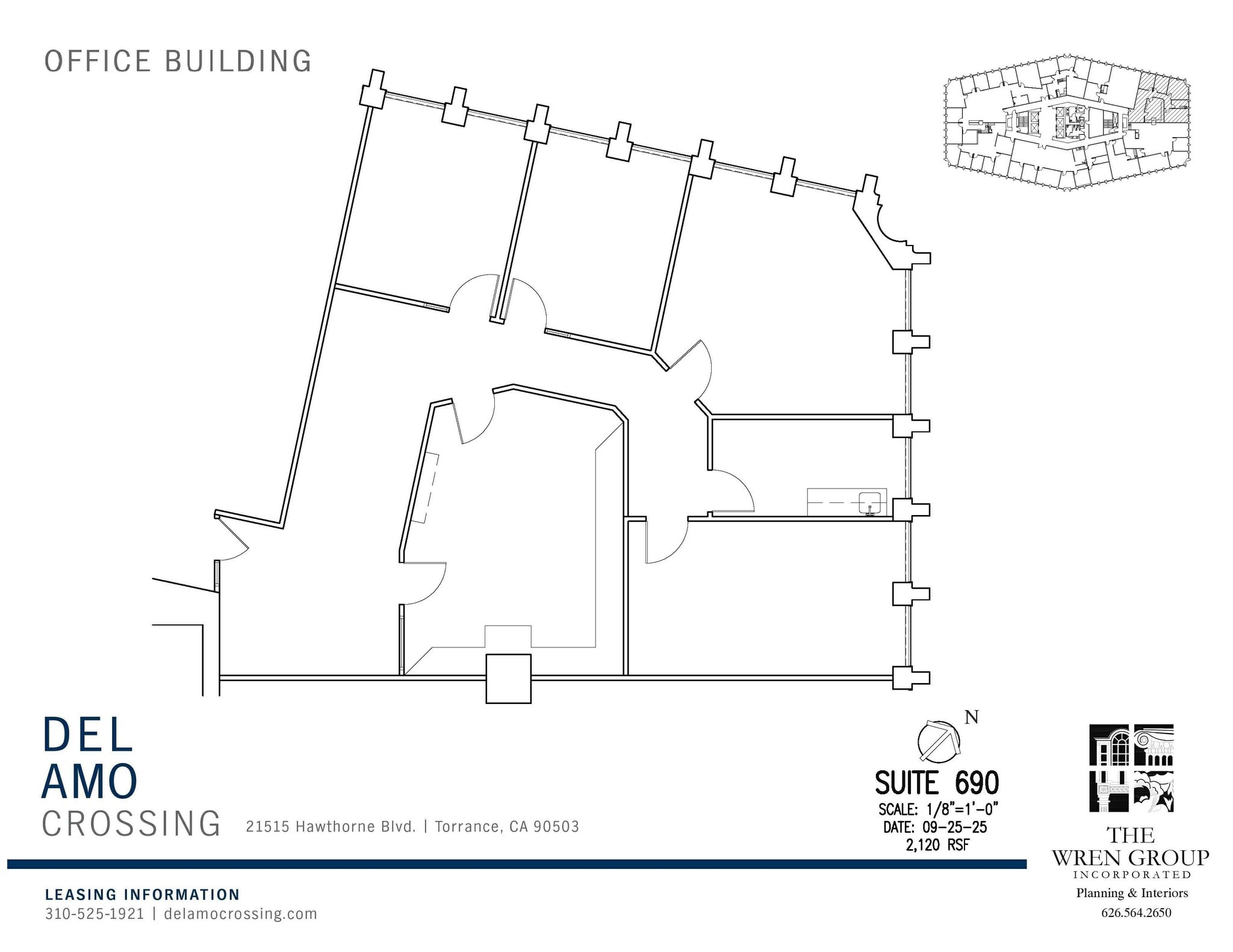 21515 Hawthorne Blvd, Torrance, CA for lease Floor Plan- Image 1 of 2