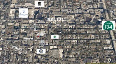 111 N Jackson St, Glendale, CA - AERIAL map view - Image1