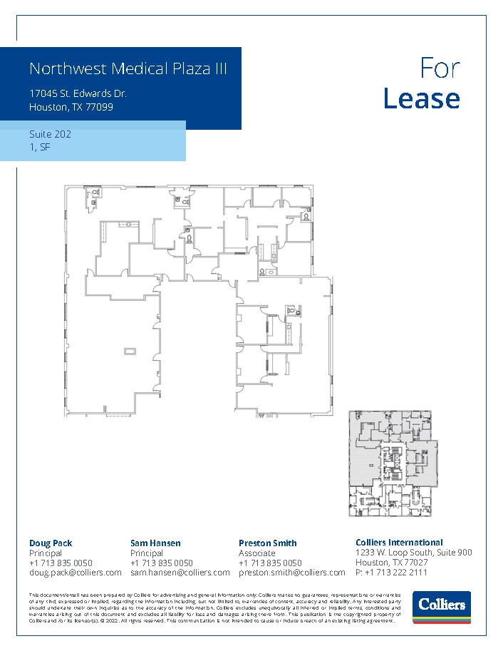 800 Peakwood Dr, Houston, TX for lease Floor Plan- Image 1 of 2
