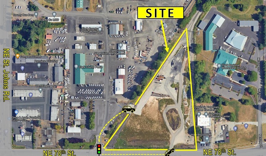 NE 78th St & NE 47th Ave, Vancouver, WA for lease - Aerial - Image 1 of 3