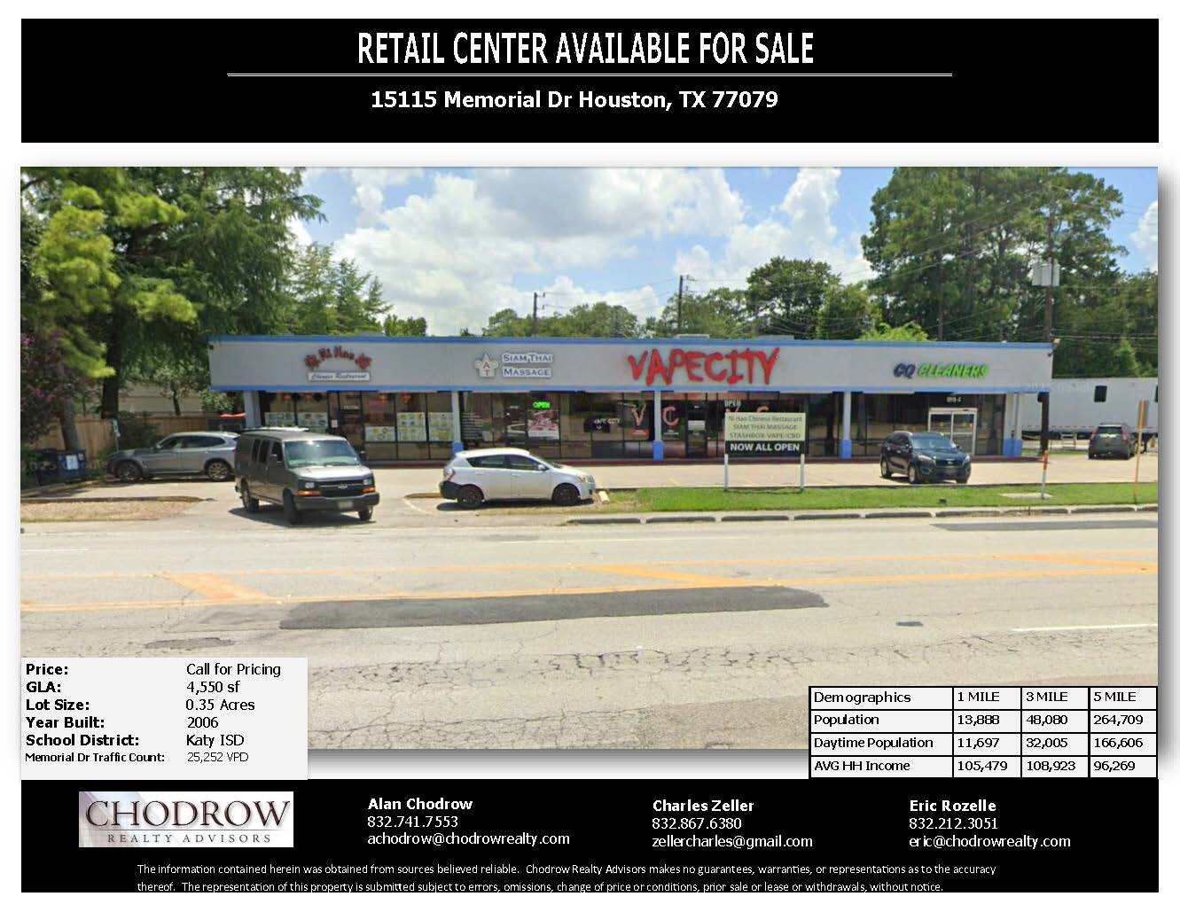 15115 Memorial Dr, Houston, TX à vendre Photo principale- Image 1 de 6