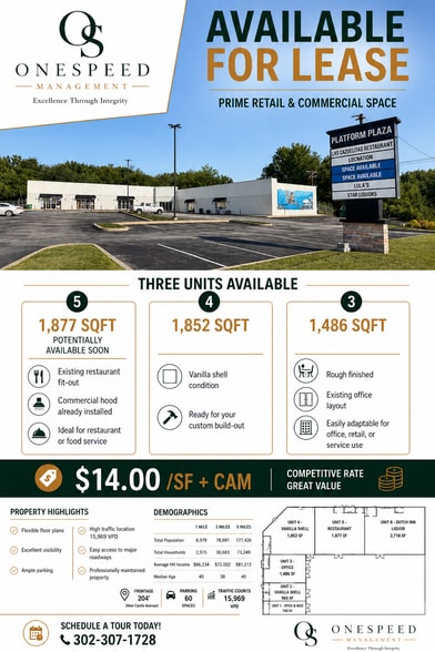 3125 New Castle Ave, New Castle, DE for lease - Floor Plan - Image 1 of 4