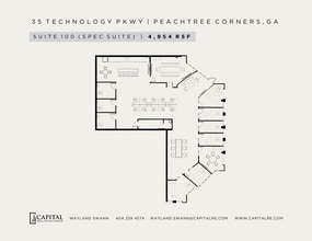35 Technology Pky S, Peachtree Corners, GA for lease Floor Plan- Image 1 of 1
