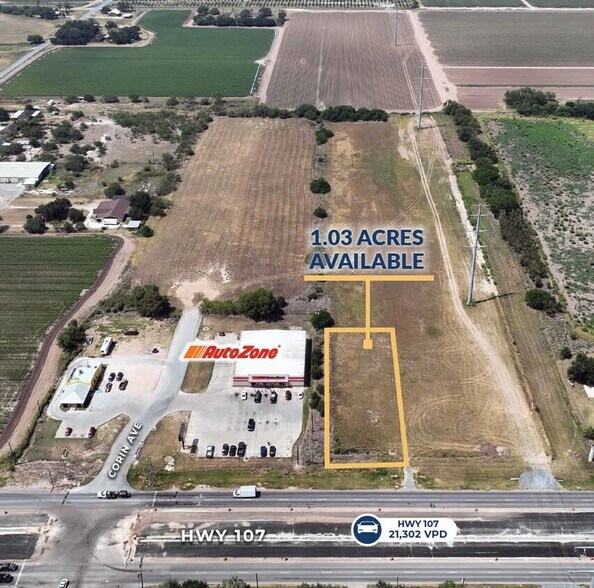 Hwy 107, Edinburg, TX for sale - Primary Photo - Image 1 of 1