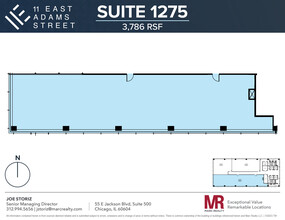 11 E Adams St, Chicago, IL for lease Floor Plan- Image 1 of 4