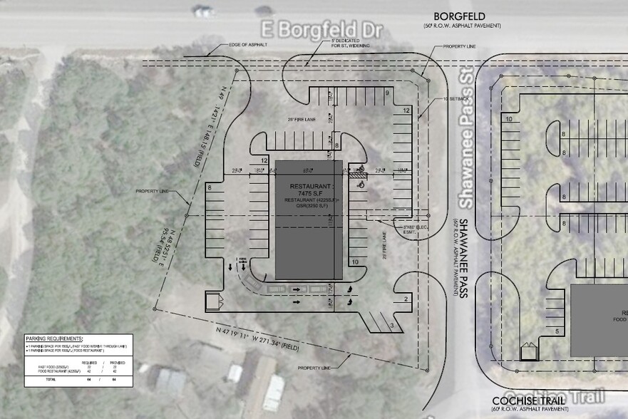 00 E Borgfeld & Shawnee Pass St, San Antonio, TX for lease - Site Plan - Image 3 of 3