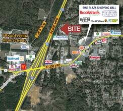 2914 Cypress Rd, Arkadelphia, AR - Aérien  Vue de la carte