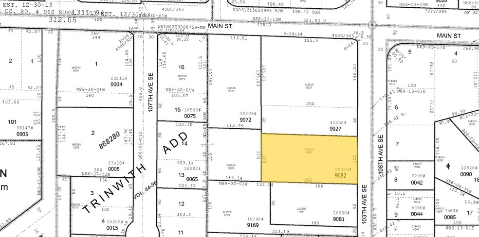 125 108th Ave SE, Bellevue, WA for sale - Plat Map - Image 3 of 3