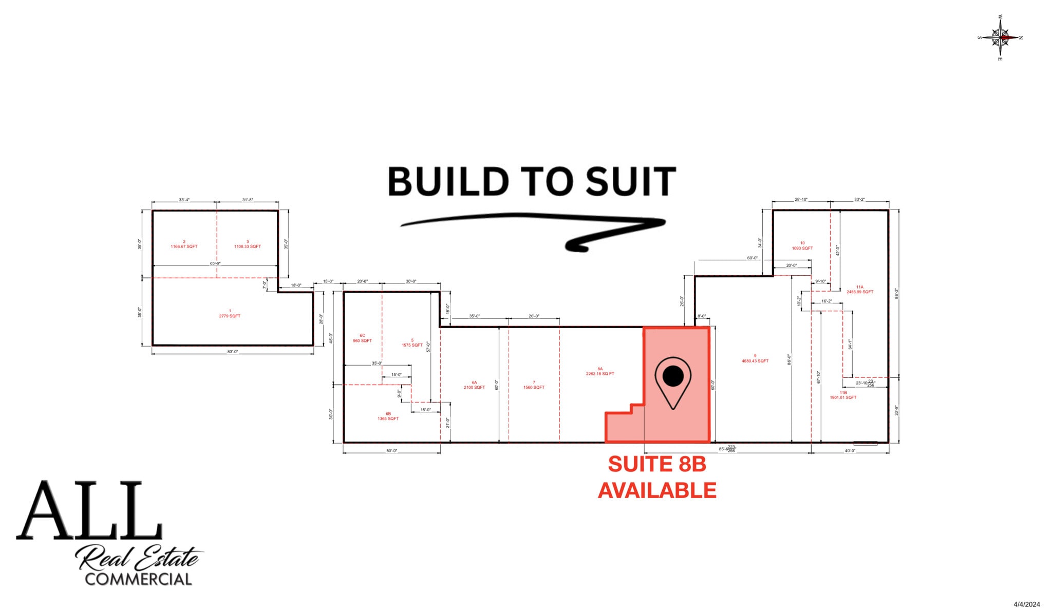 6701 Aberdeen Ave, Lubbock, TX à louer Plan de site- Image 1 de 6