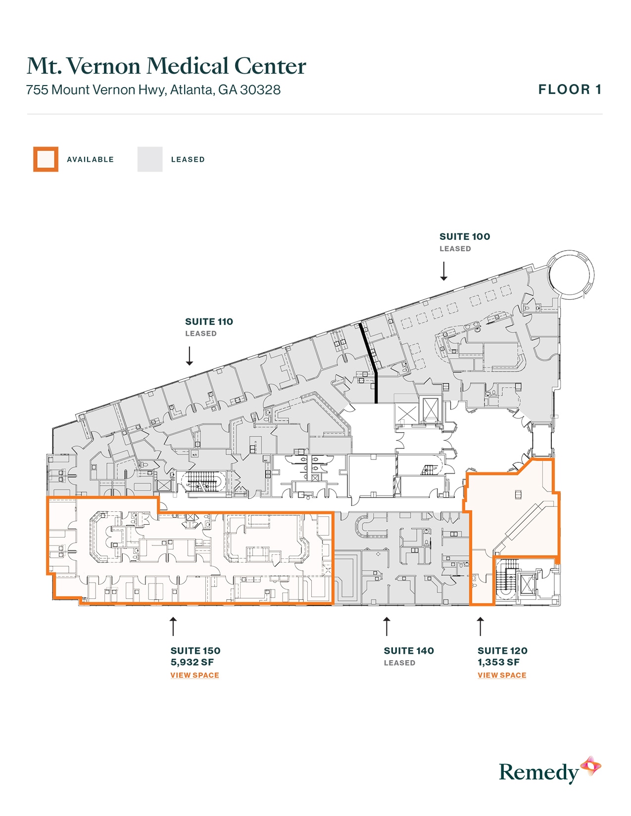 755 Mount Vernon Hwy NE, Atlanta, GA for lease Floor Plan- Image 1 of 33