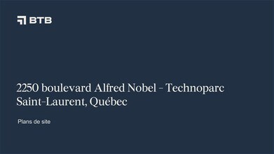 2250 Boul Alfred-Nobel, Montréal, QC for lease Site Plan- Image 1 of 1