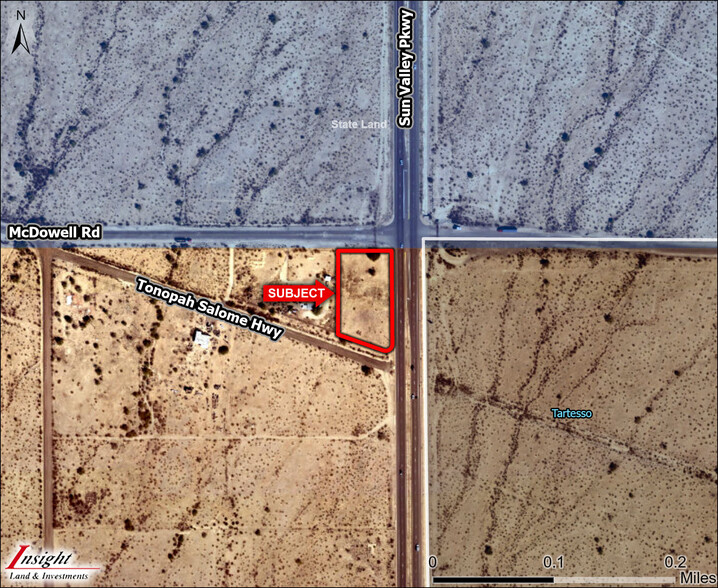 Sun Valley Pkwy & McDowell Rd, Buckeye, AZ for sale - Aerial - Image 1 of 4