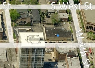 402-408 S Lafayette Ave, Royal Oak, MI - Aérien Vue de la carte