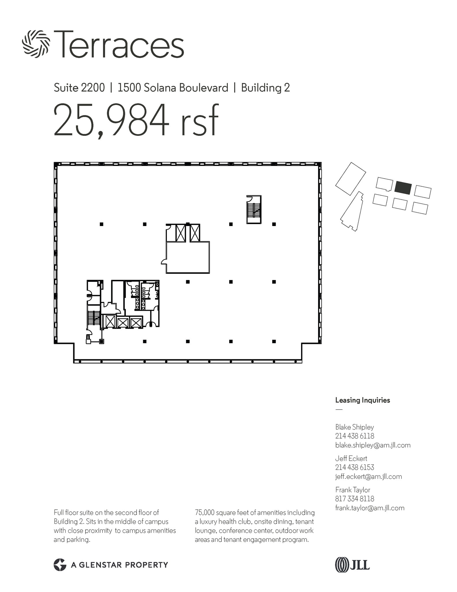 1500 Solana Blvd, Westlake, TX for lease Floor Plan- Image 1 of 1