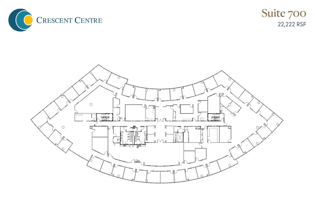 100 Crescent Centre Pky, Tucker, GA for lease Floor Plan- Image 1 of 1