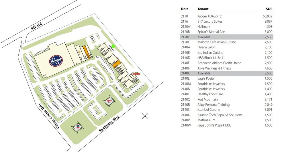 2110-2140 E Southlake Blvd, Southlake, TX à louer - Photo du bâtiment - Image 2 de 7