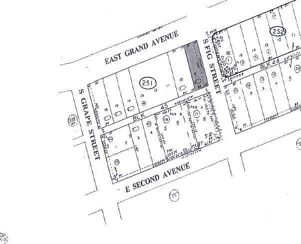 661-665 E Grand Ave, Escondido, CA à vendre Plan cadastral- Image 1 de 1