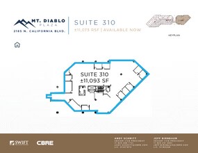 2185 N California Blvd, Walnut Creek, CA for lease Floor Plan- Image 1 of 1