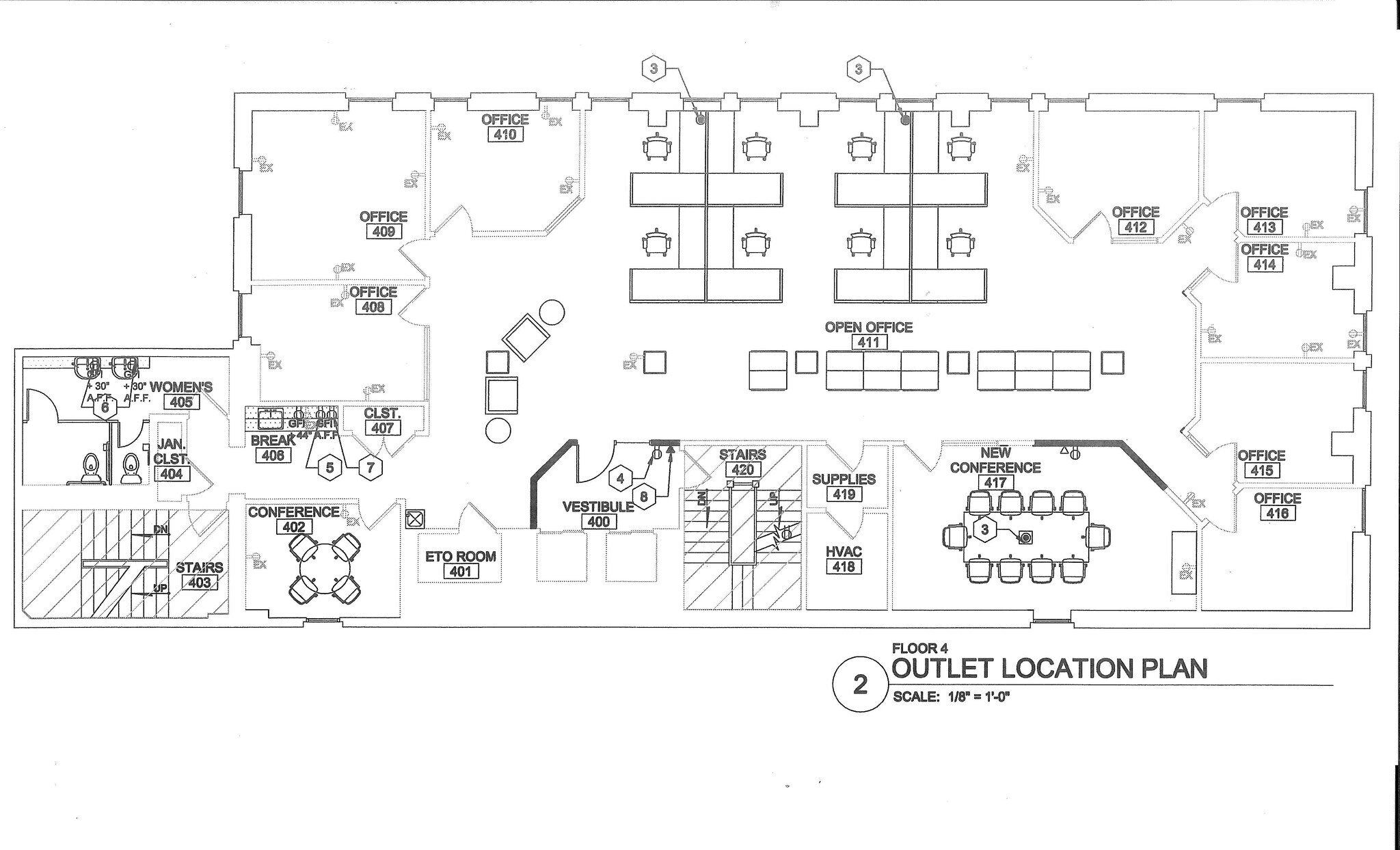 100 S Main St, Ann Arbor, MI à louer Plan d’étage- Image 1 de 1