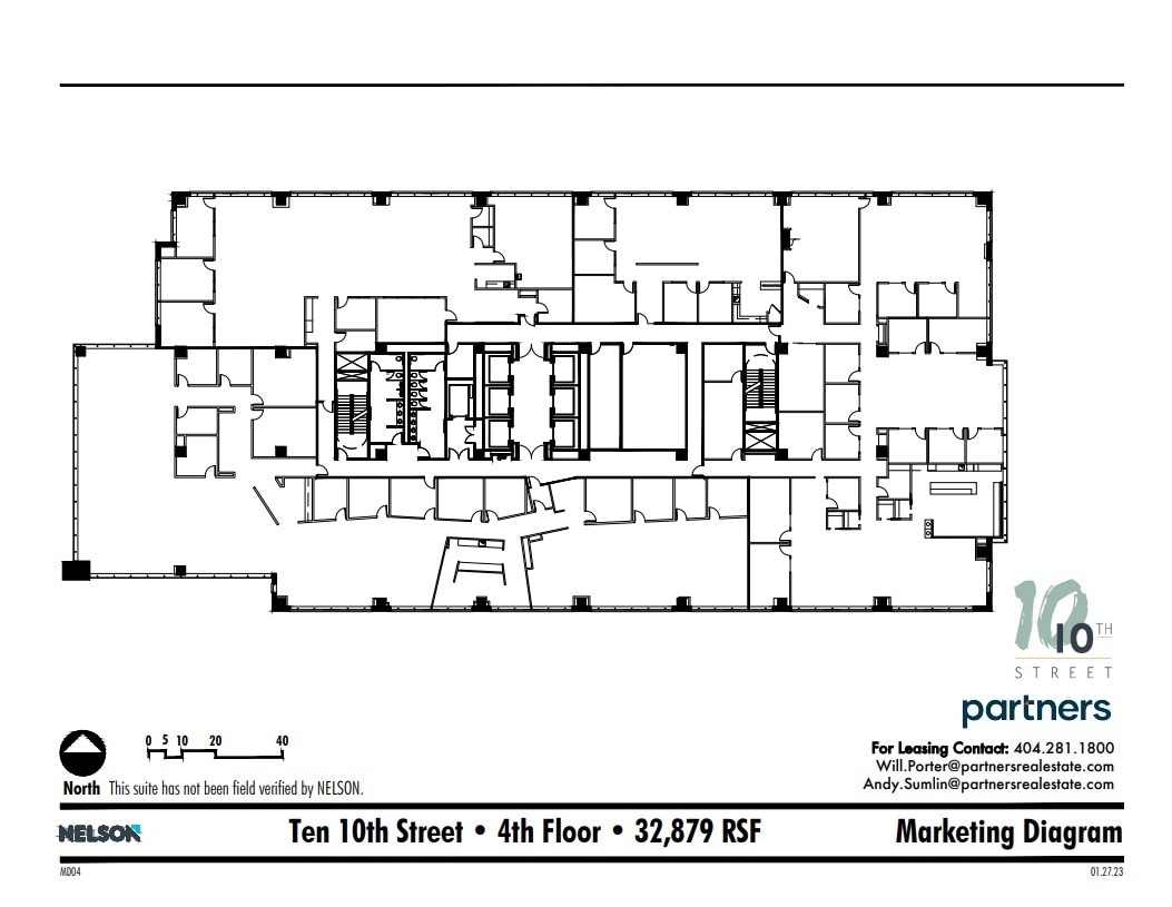 10 10th St, Atlanta, GA for lease Floor Plan- Image 1 of 1