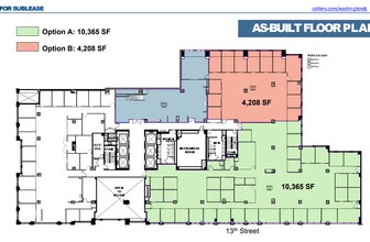 1100 13th St NW, Washington, DC for lease Floor Plan- Image 1 of 23
