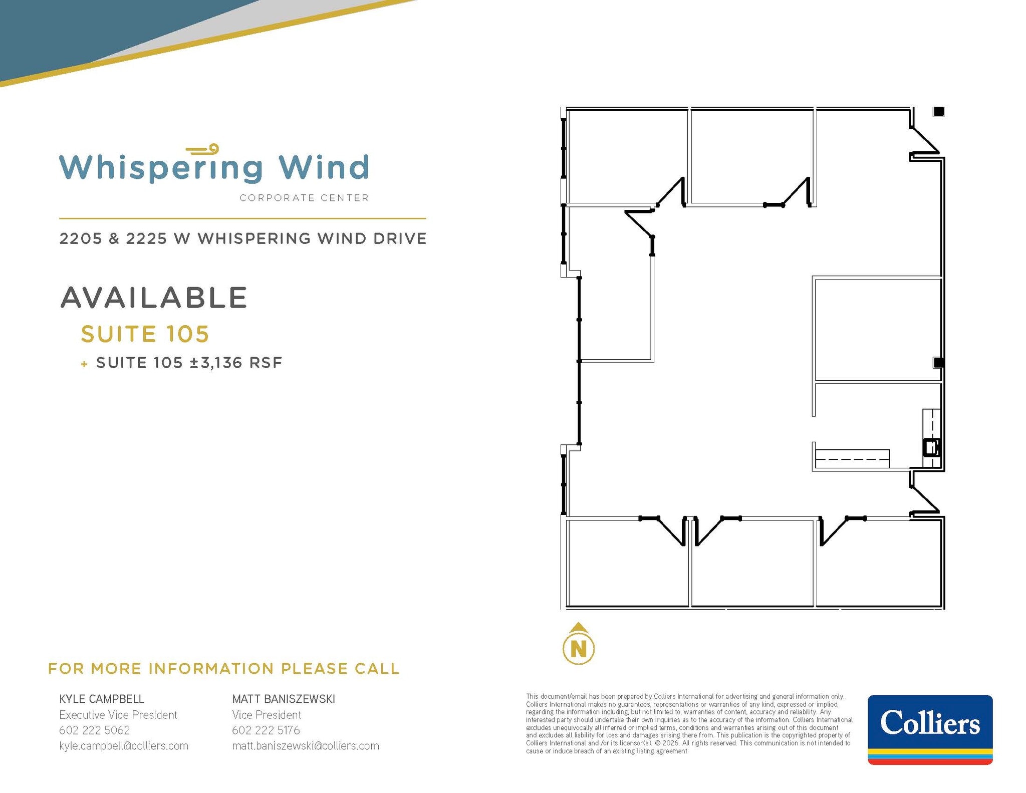 2225 W Whispering Wind Dr, Phoenix, AZ for lease Floor Plan- Image 1 of 1