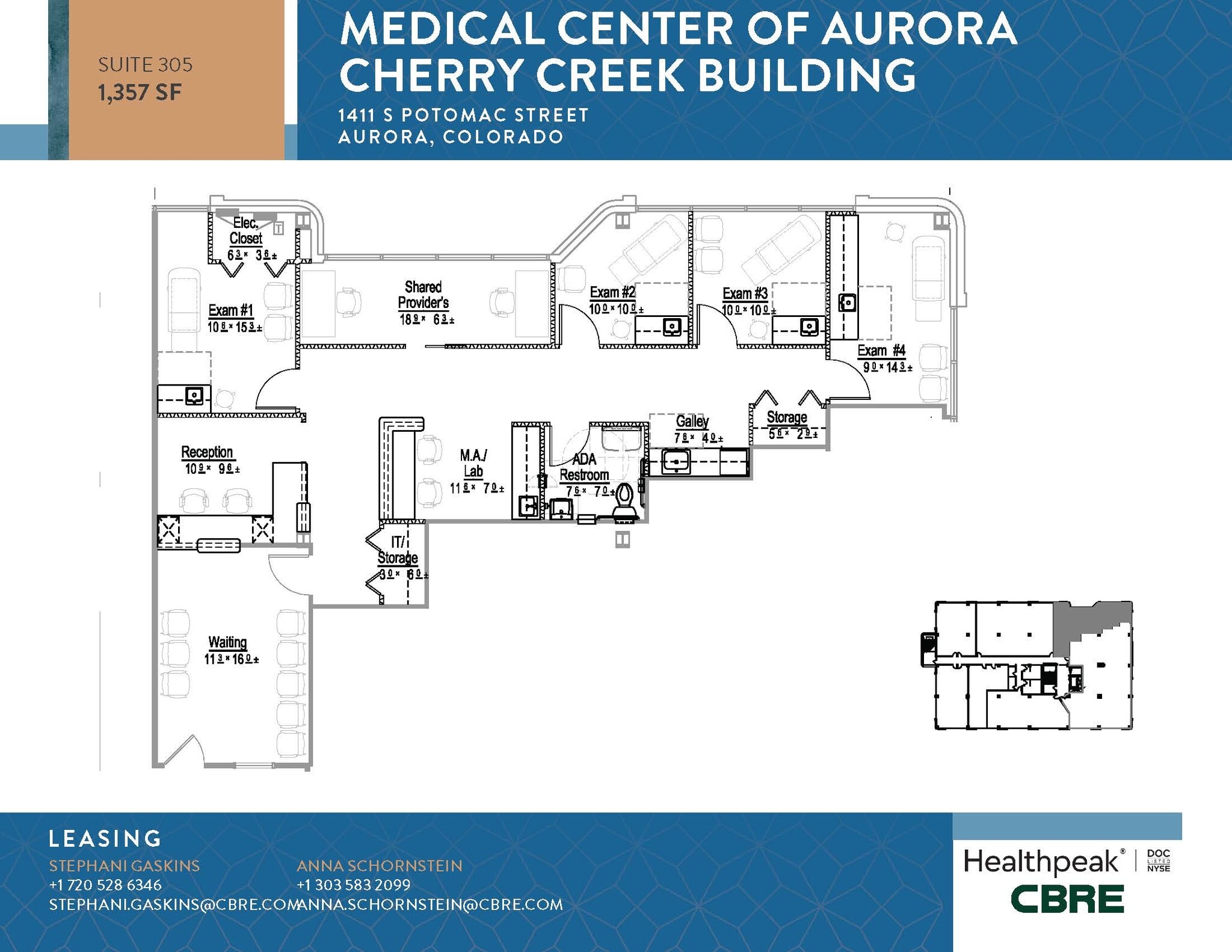 1411 S Potomac St, Aurora, CO à louer Plan d’étage- Image 1 de 1
