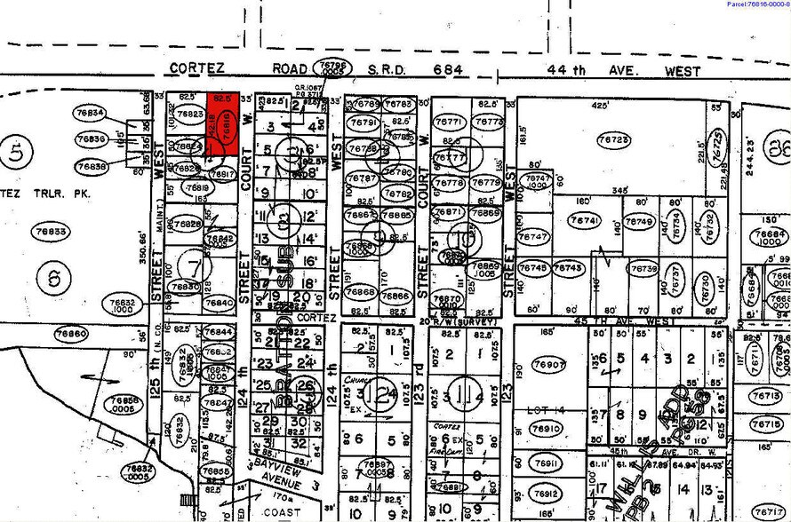 4404 124th St Ct, Bradenton, FL à vendre - Plan cadastral - Image 2 de 3