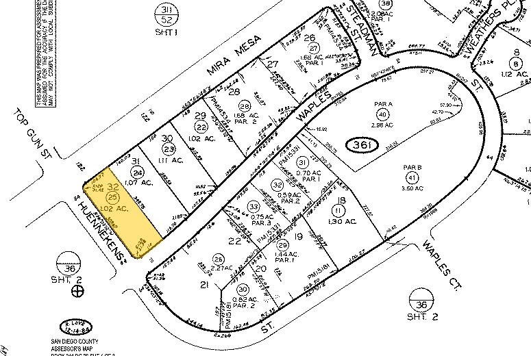 10179 Huennekens St, San Diego, CA à louer - Plan cadastral - Image 2 de 4