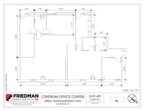 24901 Northwestern Hwy, Southfield, MI for lease Floor Plan- Image 1 of 1