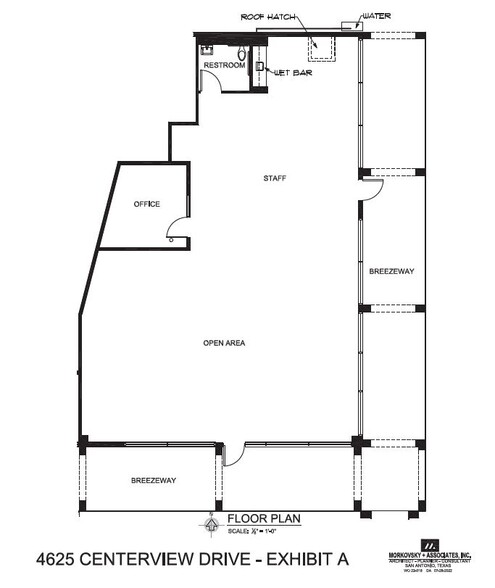 4625 Centerview Dr, San Antonio, TX à louer - Plan d  tage - Image 2 de 4