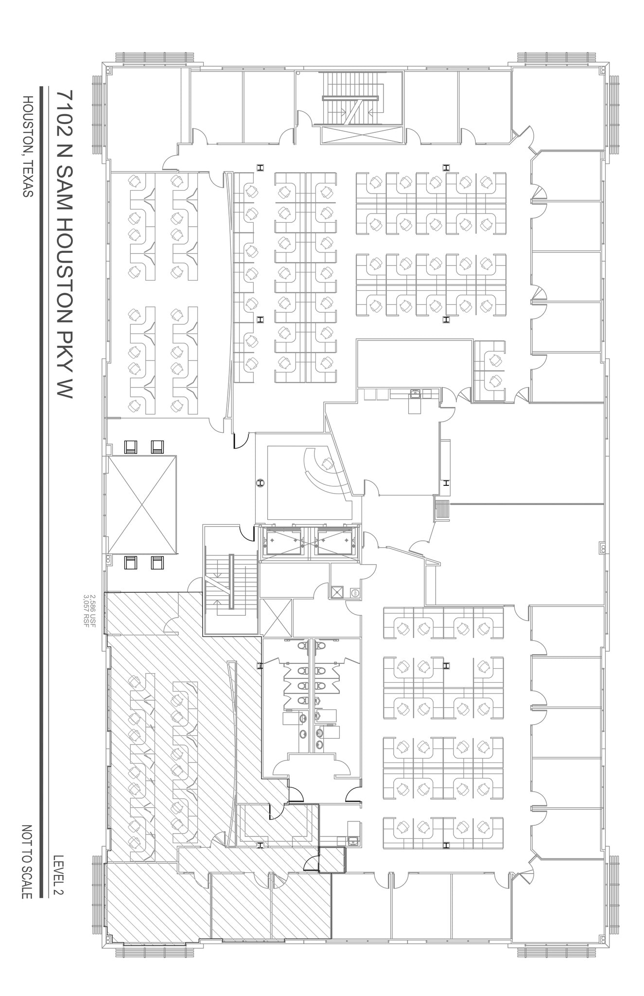 7102 N Sam Houston Pky W, Houston, TX for lease Site Plan- Image 1 of 1