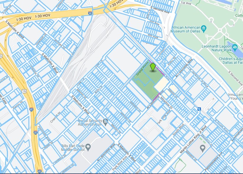 1 S. Trunk Ave., Dallas, TX à vendre - Plan cadastral - Image 2 de 2