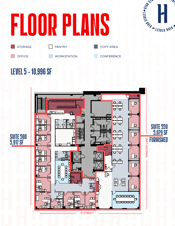 701 7th St NW, Washington, DC for lease Floor Plan- Image 1 of 2