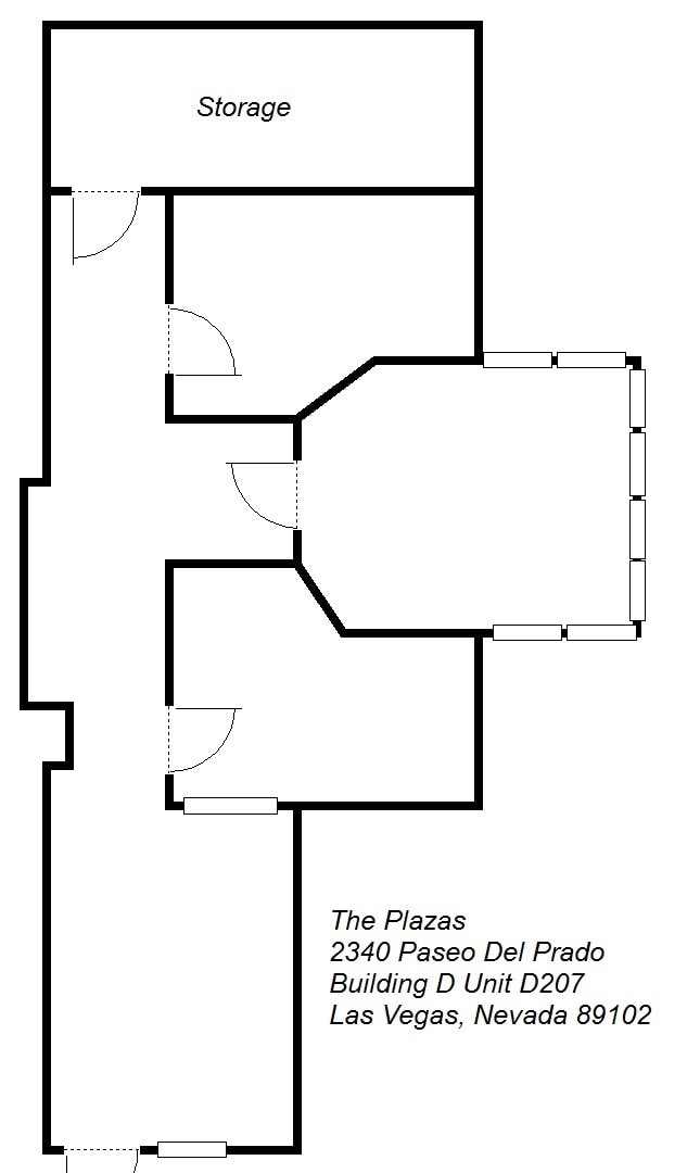 2310 Paseo Del Prado, Las Vegas, NV à louer Plan d’étage- Image 1 de 1