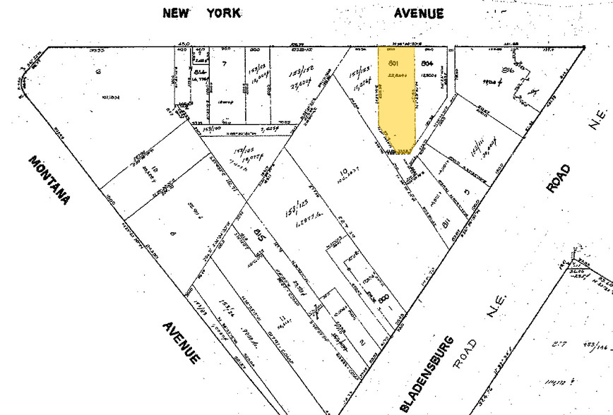 2101 New York Ave NE, Washington, DC for lease - Plat Map - Image 2 of 3