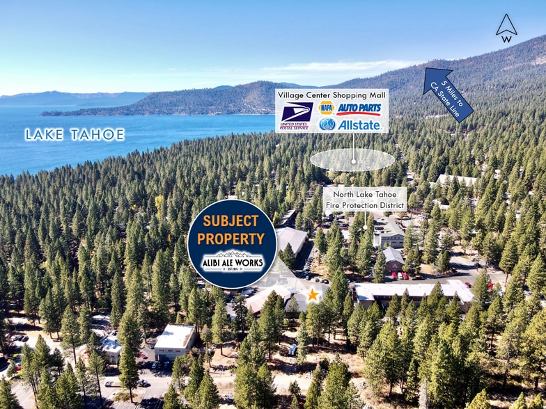 204 E Enterprise, Incline Village, NV for lease - Aerial - Image 2 of 6