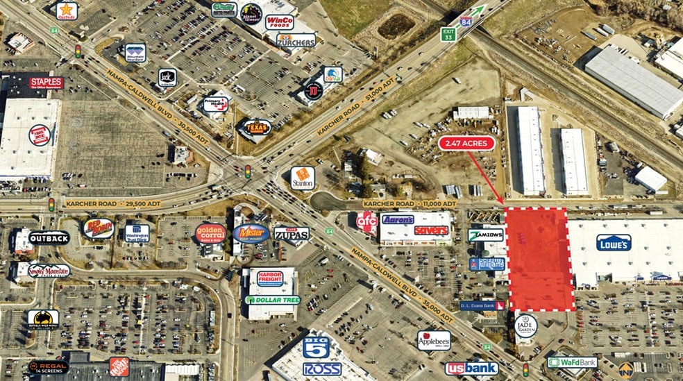 0 Caldwell Blvd, Nampa, ID for lease - Aerial - Image 1 of 10