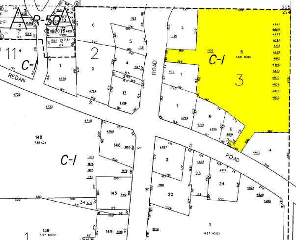 4800-4844 Redan Rd, Stone Mountain, GA for lease - Plat Map - Image 2 of 3