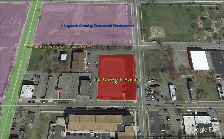 208 University Ave, Syracuse, NY à vendre - Photo du bâtiment - Image 2 de 4