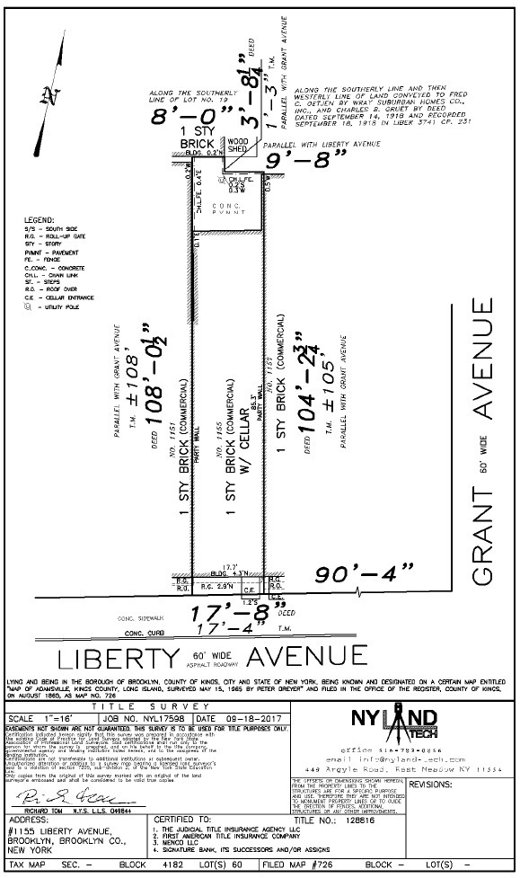 1155 Liberty Ave, Brooklyn, NY à louer Plan d  tage- Image 1 de 1