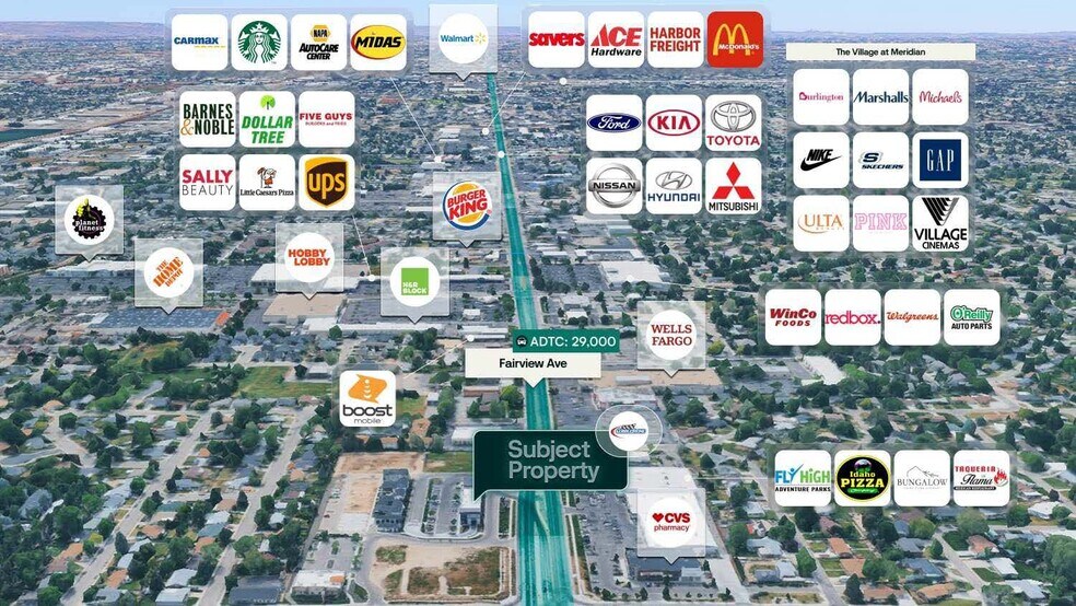 7547 W Fairview Ave, Boise, ID à vendre - Photo du bâtiment - Image 2 de 2