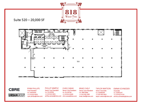 818 W 7th St, Los Angeles, CA à louer Plan d  tage- Image 1 de 1