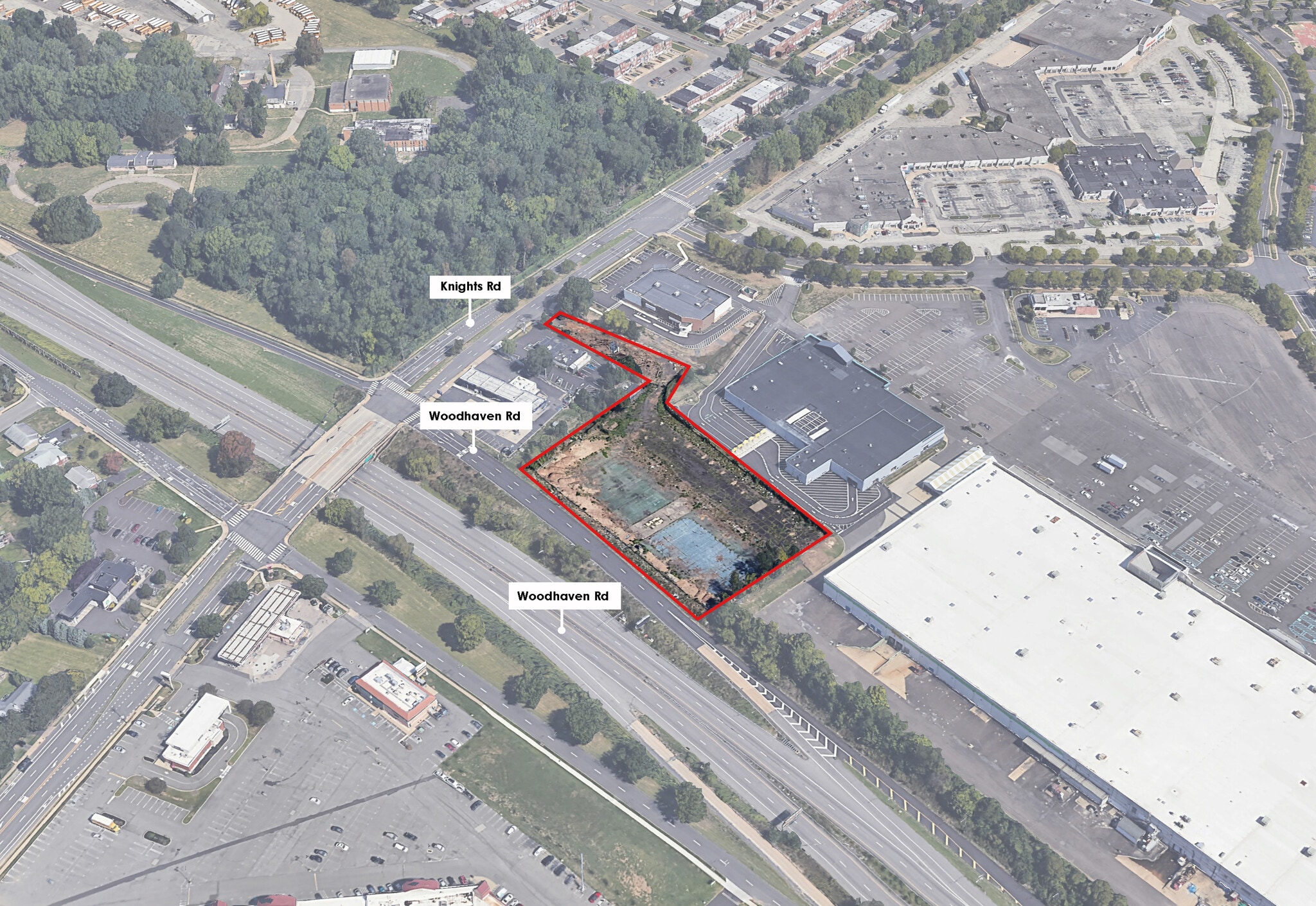 12123 Knights Rd, Philadelphia, PA for sale Aerial- Image 1 of 4