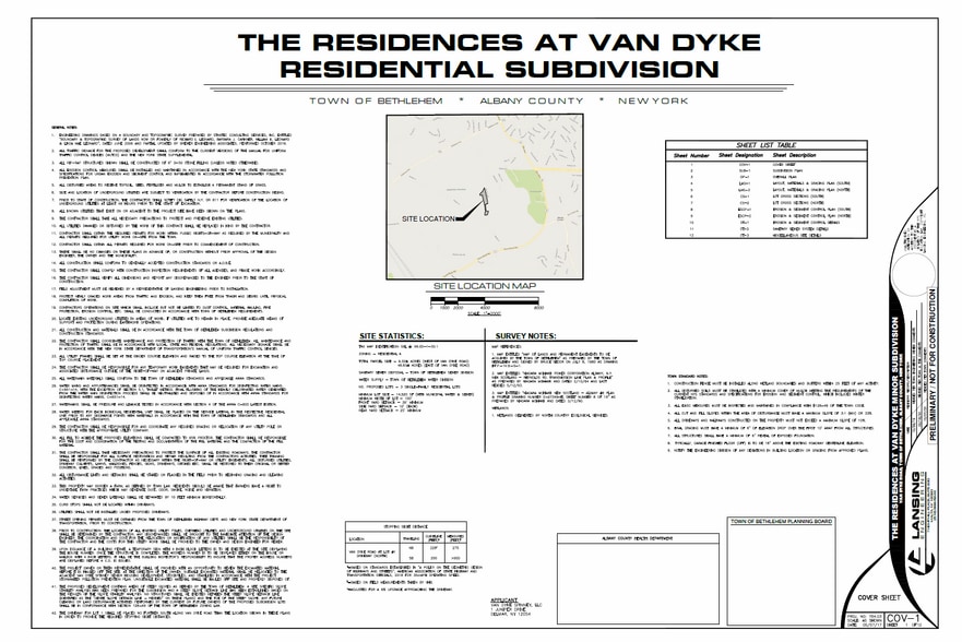 193 Van Dyke Rd, Delmar, NY à vendre - Plan cadastral - Image 1 de 6