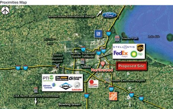 Wales Rd, Northwood, OH - Aérien  Vue de la carte