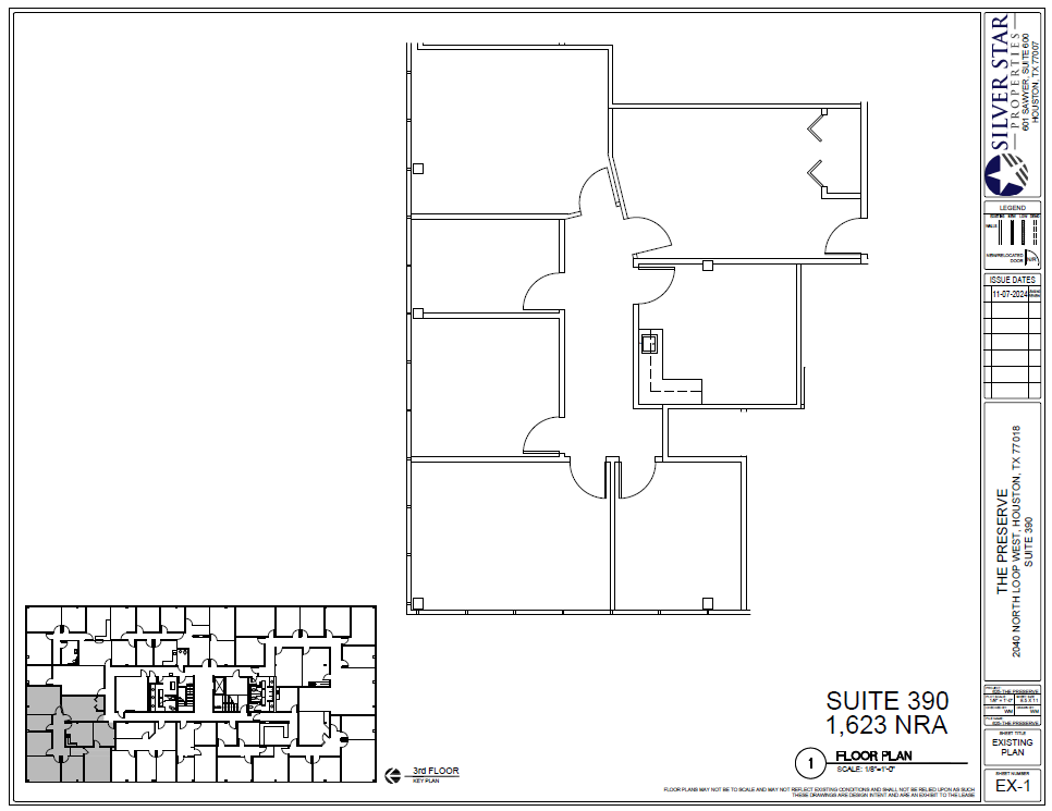 2000 N Loop Fwy W, Houston, TX à louer Plan d  tage- Image 1 de 1